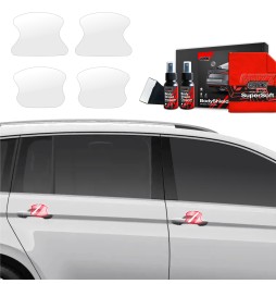 Dørhåndtakbeskyttere VW Touran 2024 - 2025 │ PPF beskyttelsesfolie Gjennomsiktig BodyShield