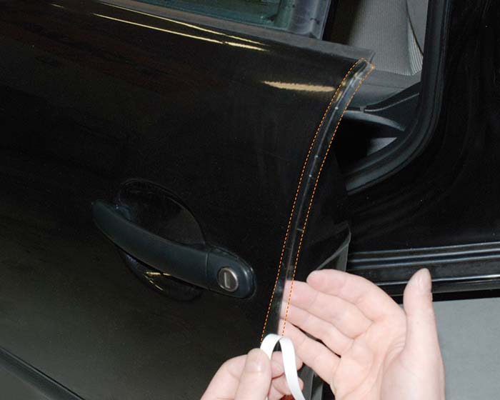 Dørkantbeskytter Paint Protection Film Door Edge │ PPF Beskyttelsesfolie for dørkant – bilde 2
