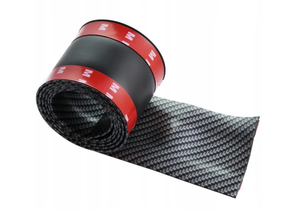 Dørlist Carbonstyle 150 cm x 7 cm | Selvklebende dørterskel beskyttelse Image 2