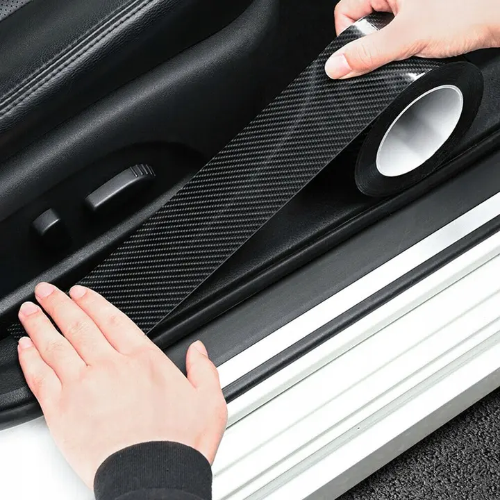 Dørlist Carbonstyle 150 cm x 7 cm | Selvklebende dørterskel beskyttelse Image 6