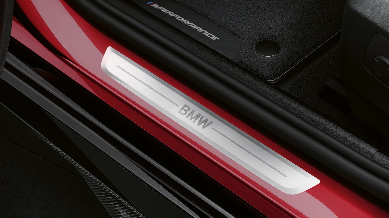 Dørlister BMW Aluminium Edition │ Genuine® Dørterskel beskyttelse Front entrance cover - sett 2 stk. Image 1