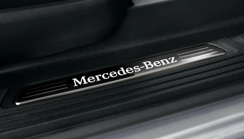 Dørlister foran Mercedes-Benz for LED lighting Black Edition Image 1