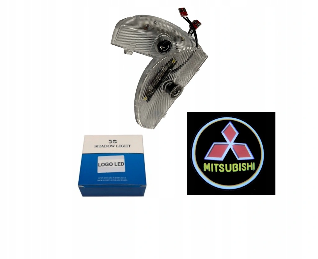 Dørlys Mitsubishi Pajero IV 2006 - 2015 │ Door LED-Projector - sett 2 stk.