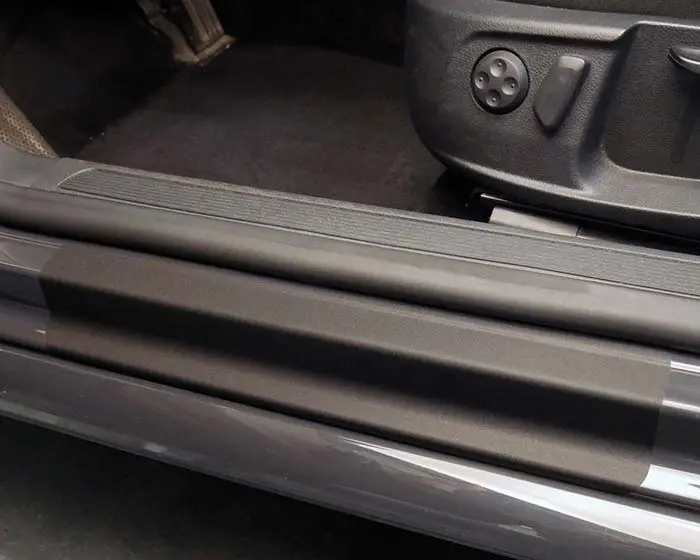 Dørterskel beskyttelse Paint Protection Film Door Sill | PPF Beskyttelsesfolie i dørterskel - Black