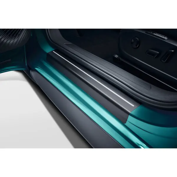 Dørterskelbeskyttere VW ID.3 2020 -> |  Genuine® PPF Beskyttelsesfolie i dørterskel - Black / Silver
