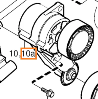 Drivreimstrammer Volvo Genuine® S60 S80 V70 XC70 XC90 2001-2014 │ 2.4D D5244TX diesel