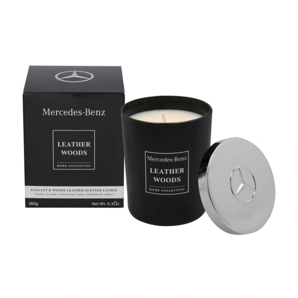 Duftlys Mercedes-Benz – Leather Woods – Made in France