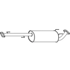 Eksos midtre Toyota Land Cruiser J150  2009 - 2015 │ Genuine® for motorer 2.8 D-4D / 3.0 D-4D