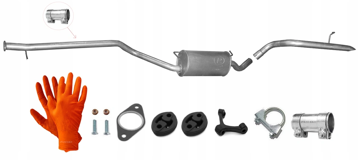 Eksosanlegg Ford Transit Connect I / Tourneo Connect I 2004 - 2006 │ 1.8 Tdi / 1.8 TDCi- LWB