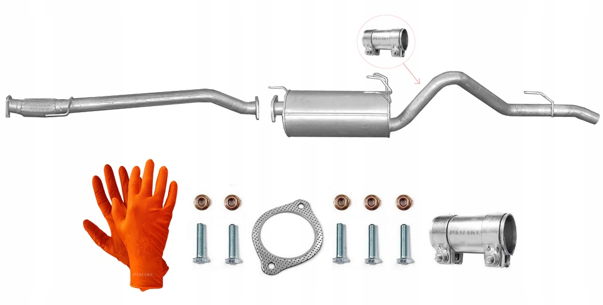 Eksosanlegg  Isuzu D-Max II 2.5 CRDI 2012 - 2019 │ Exhaust kit
