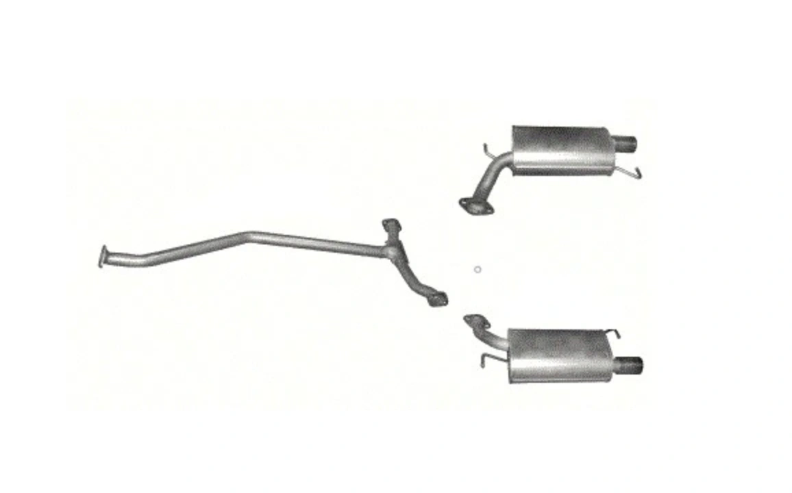 Eksosanlegg Mazda 6 III (GH) 2007 - 2013 │ 2.0 / 2,5 Bensin - Exhaust kit
