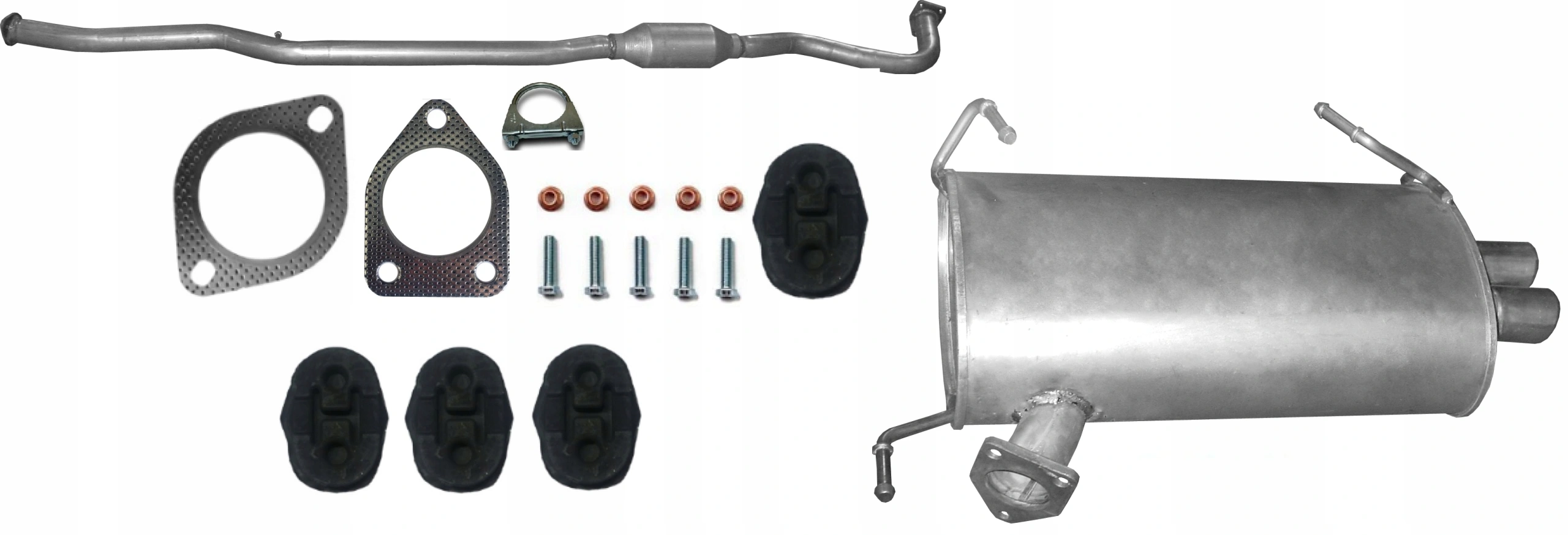 Eksosanlegg Mitsubishi Outlander II 2006 - 2012 │ 2.0 Di-D Komplett Exhaust kit – bilde 2