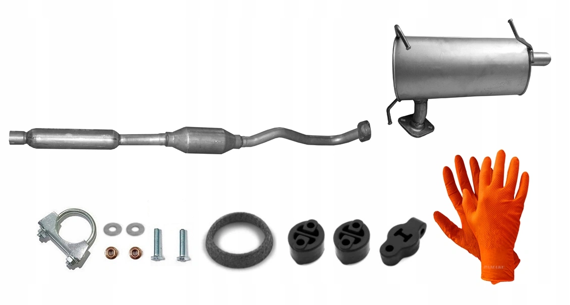 Eksosanlegg Mitsubishi Outlander II 2006 - 2012 │  2.4 - 170HK - Komplett Exhaust kit – bilde 2