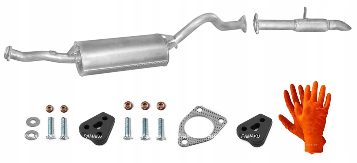 Eksosanlegg Mitsubishi Pajero II 1990 - 1999 │ 2.5 / 2.8 D - LWB