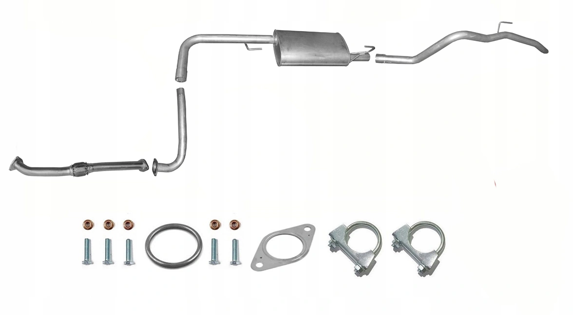 Eksosanlegg Nissan Navara III (D40) 2005 - 2015 │  2.5 dCi Diesel - Komplett Exhaust Kit
