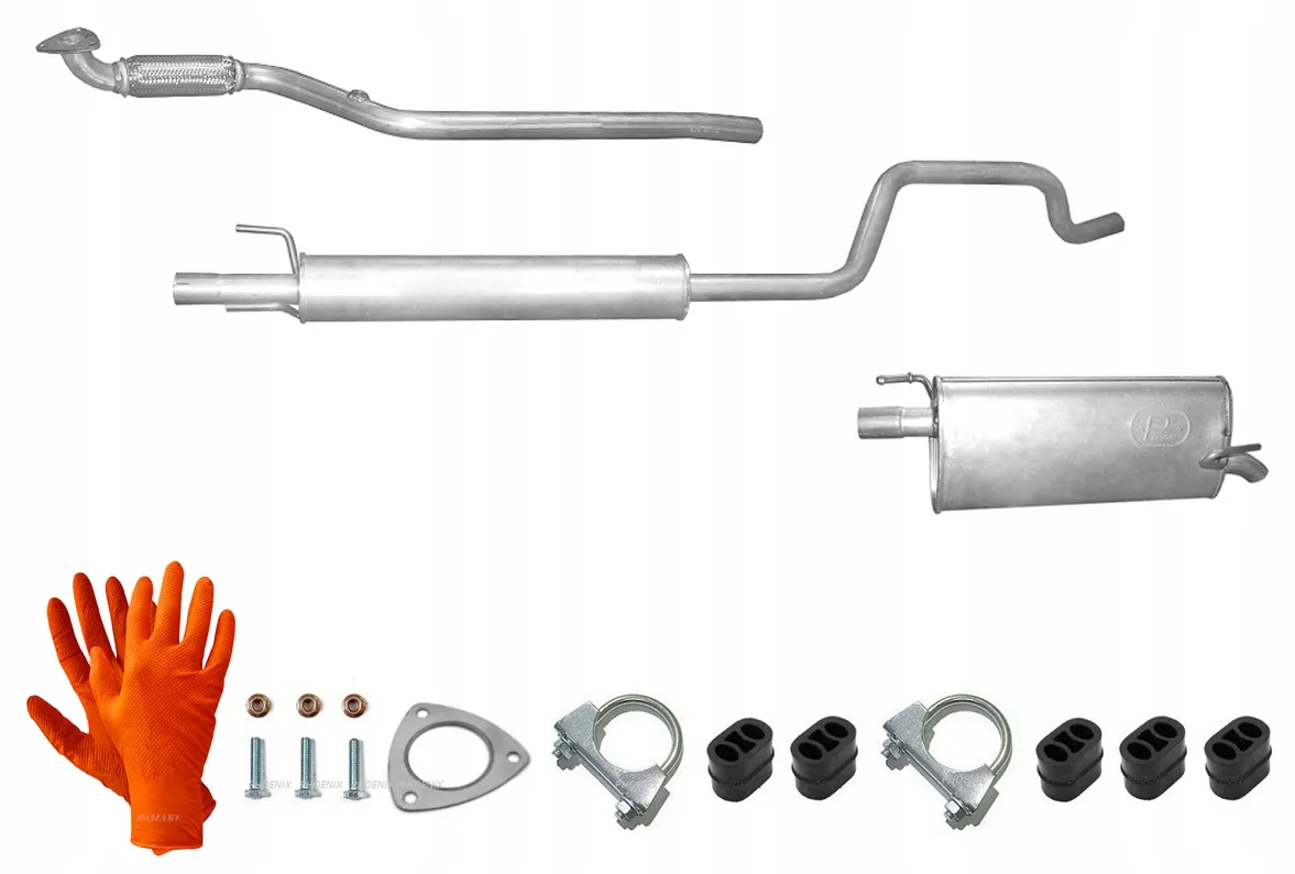 Eksosanlegg Opel Meriva A 2002 - 2010 │ 1.6 Bensin – bilde 2