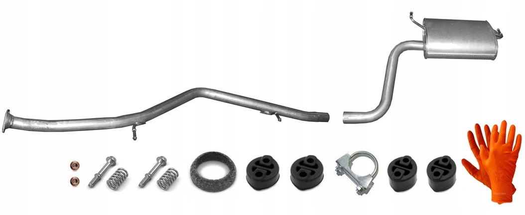 Eksosanlegg Toyota Avensis III (T27) 2009 - 2018 │ 1.6 1.8 2.0 Bensin - Komplett Exhaust Kit