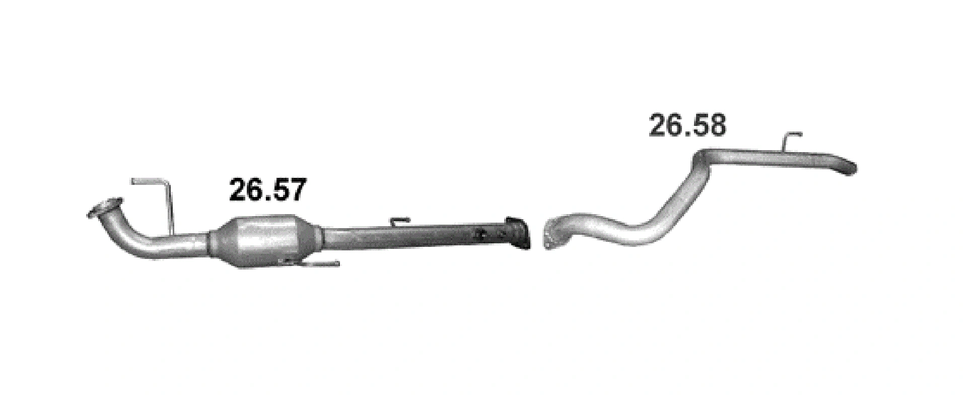Eksosanlegg Toyota Land Cruiser J150 2015 - 2024  │ 2.8 D-4D 130kW / 177HK - Exhaust kit – bilde 2