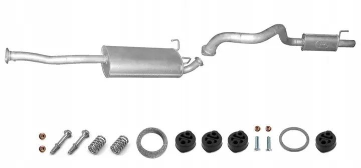 Eksosanlegg Toyota Land Cruiser J90 1996 - 2002 │ 3.0 Diesel