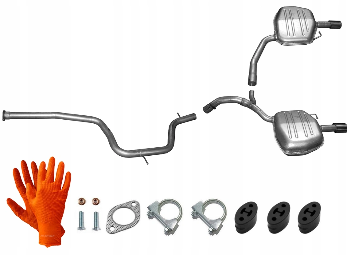 Eksosanlegg Volvo V70 III 2009 - 2012 │ 2.4 D 151kW - Komplett Exhaust Kit Image 2