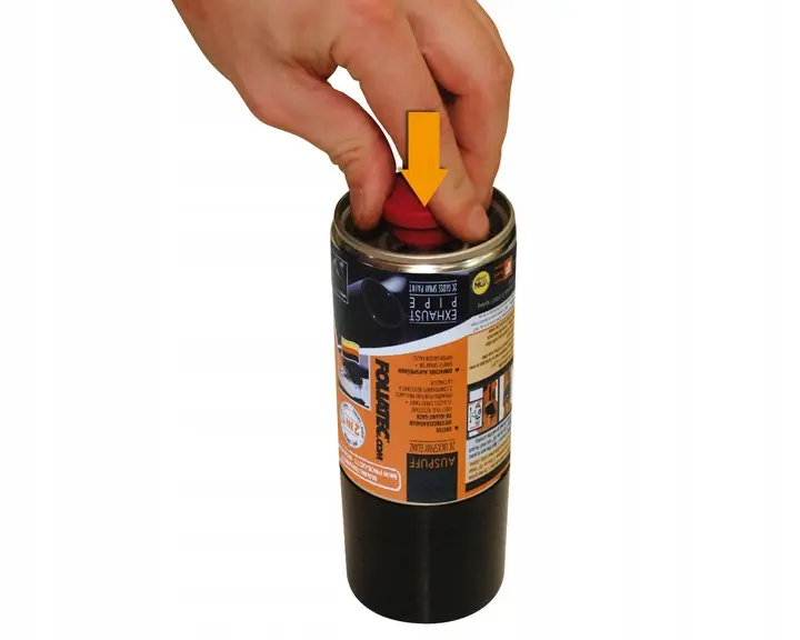 Eksoslakk Foliatec Exhaus 2k Spray Paint - 250 ml | Endestusslakk Spraylakk - Black – bilde 3