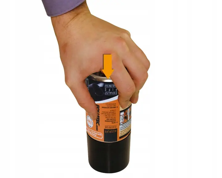Eksoslakk Foliatec Exhaus 2k Spray Paint - 250 ml | Endestusslakk Spraylakk - Black – bilde 4