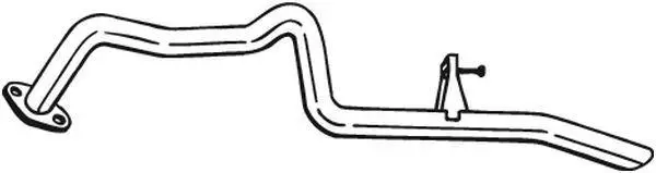 Eksosrør bak Toyota Land Cruiser J120 3.0 D-4D │ Bosal bakre eksospotte - Rear silencer – bilde 2
