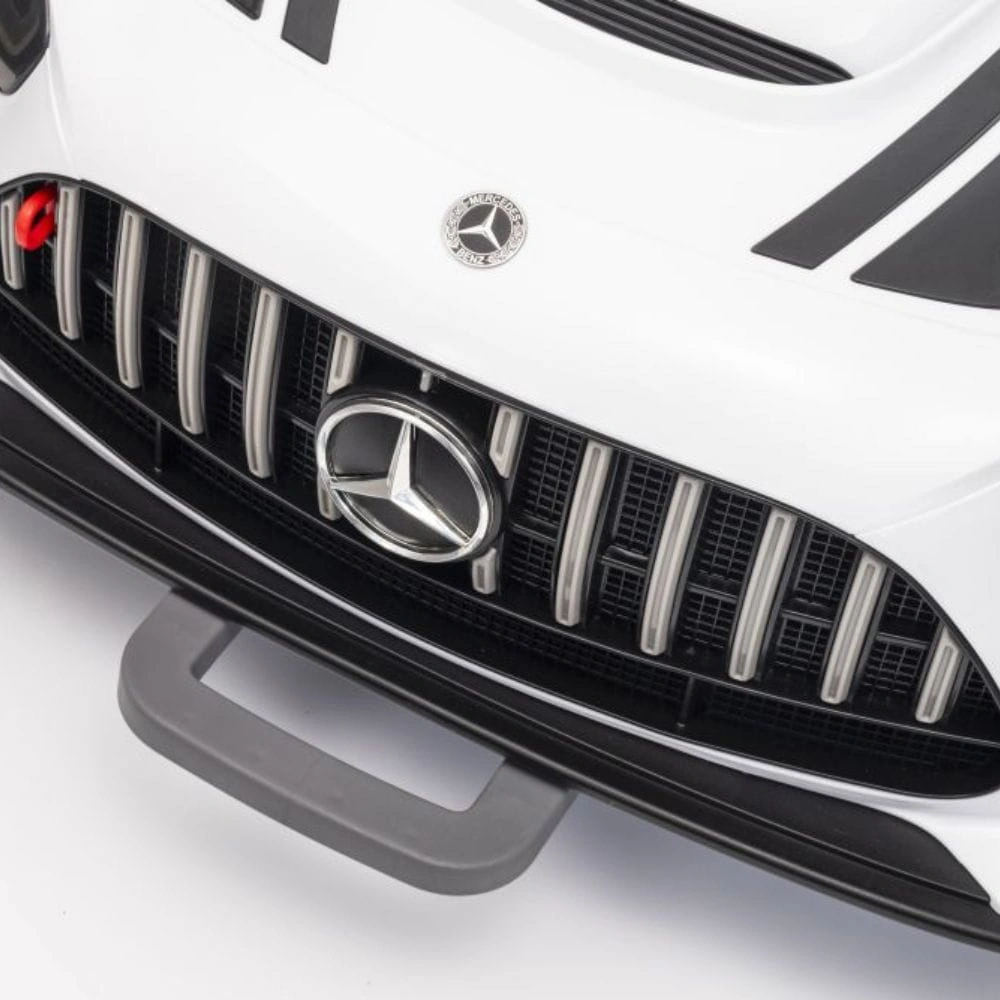 Elbil for barn Mercedes-AMG GT3 │ Hvit – 12V, 2x45W, EVA hjul, fjernkontroll 2.4G – bilde 17