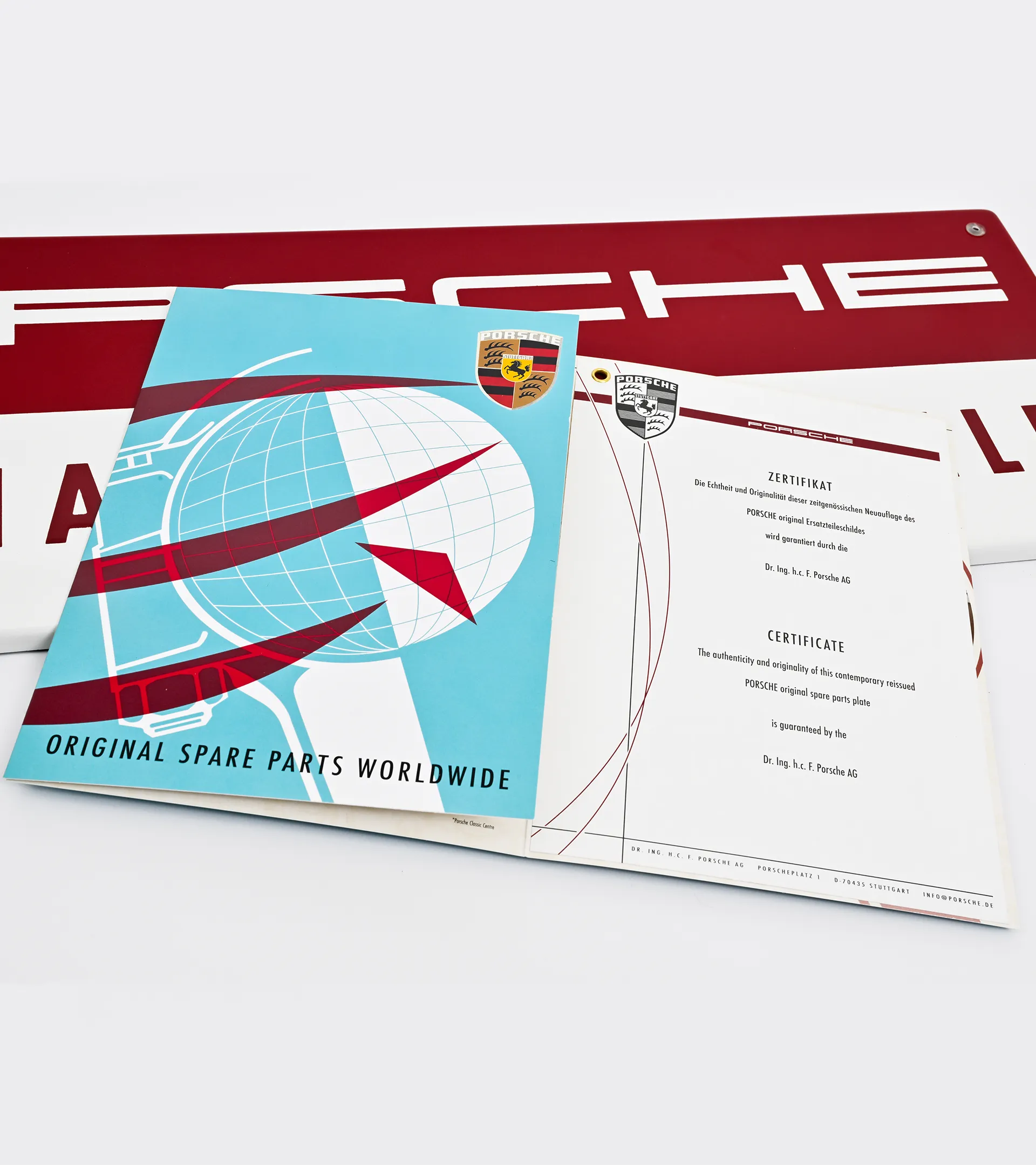 Emaljeskilt Porsche Original reservedeler – bilde 4