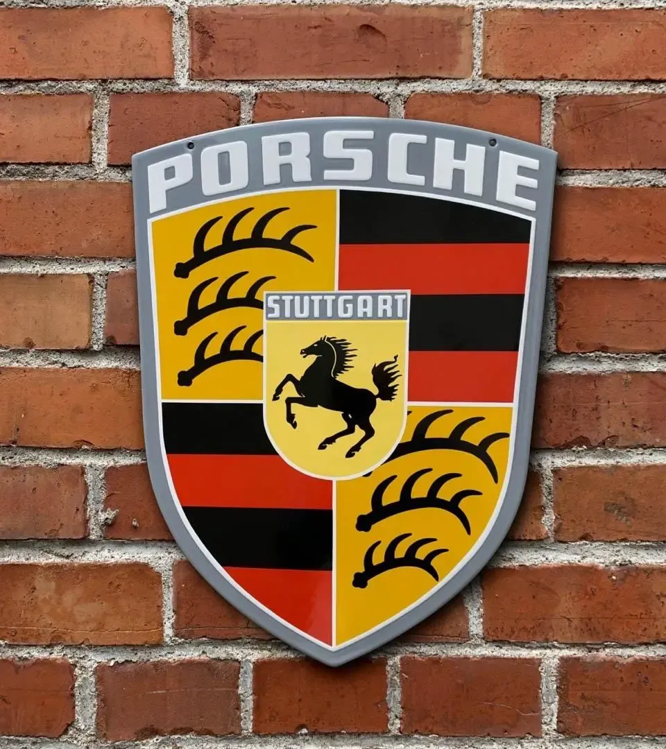 Emaljeskilt Porsche våpenskjold – bilde 4