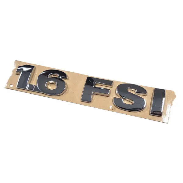 Emblem 1.6 FSI VW Golf V 2003 - 2009 | Glossy Chrome