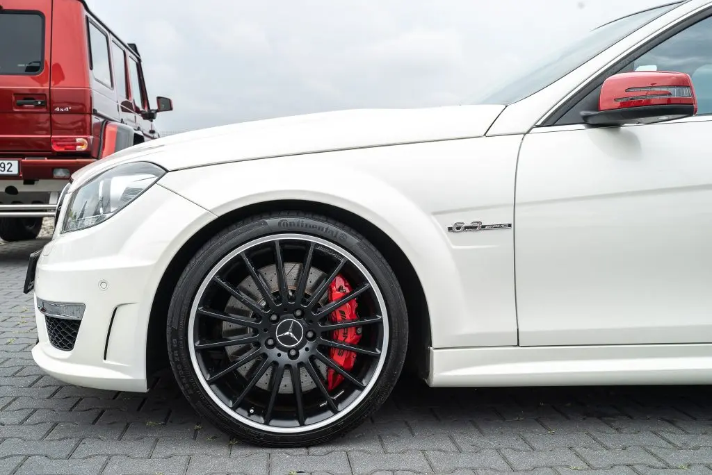 Emblem 6.3 AMG OEM Mercedes-Benz C (W204) │ Sport Chrome & Black Edition Image 2
