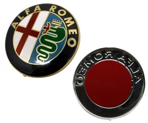 Emblem Alfa Romeo 147 156 159 166 Mito - 74mm – bilde 2