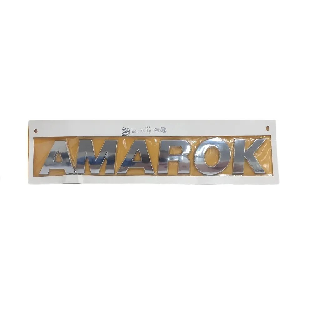 Emblem Amarok VW │ Genuine® VW Amarok bakluke emblem Chrome Edition – bilde 5