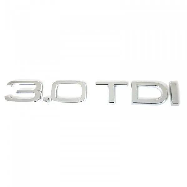 Emblem Audi 3.0 TDI | Chrome