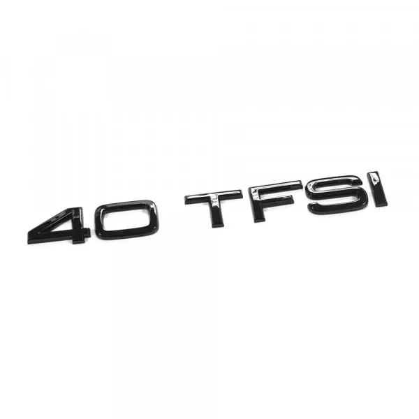 Emblem Audi 40 TFSI Black Glossy