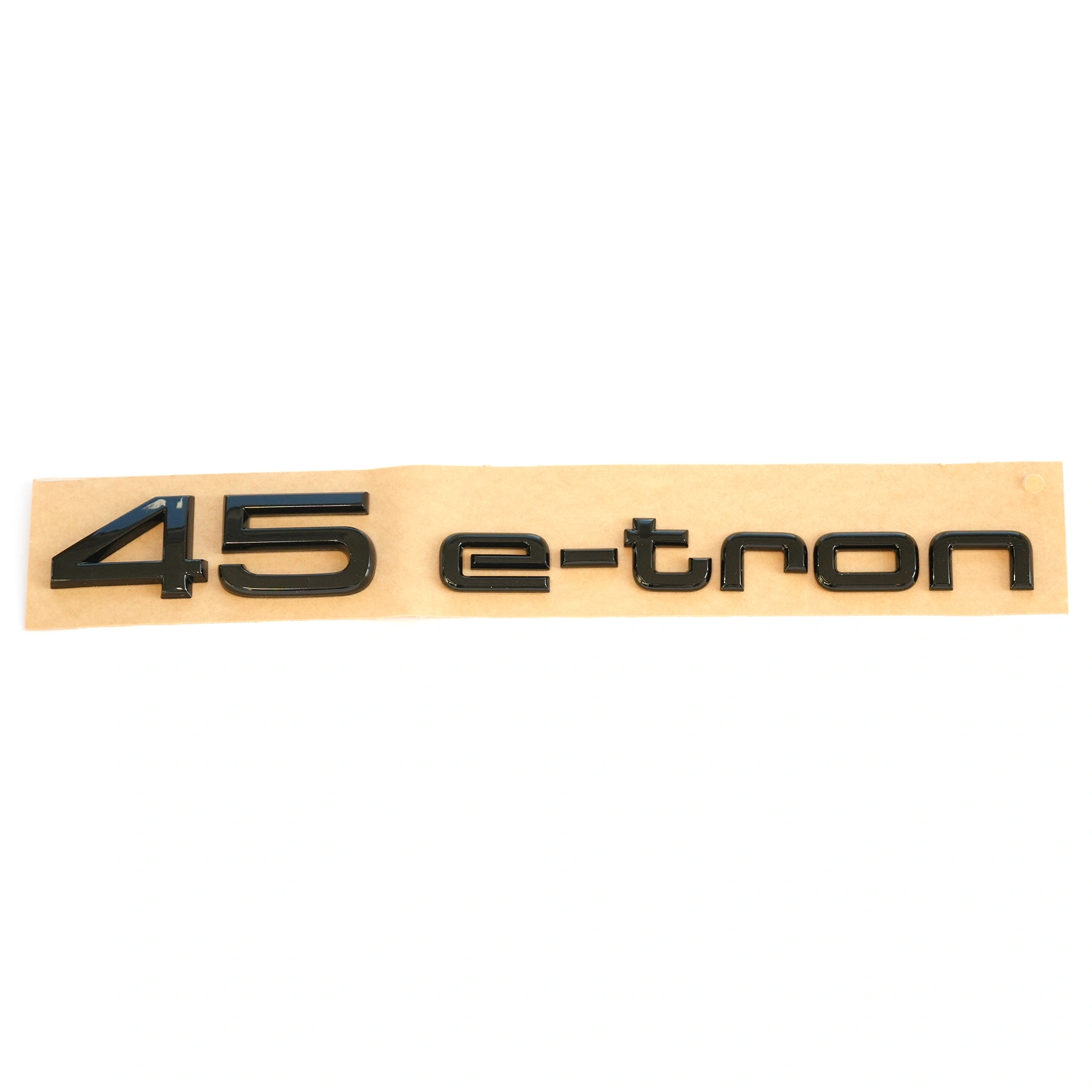 Emblem Audi 45 e-tron Sort │ for bakluke Genuine® Sport Black Eiditon Badge