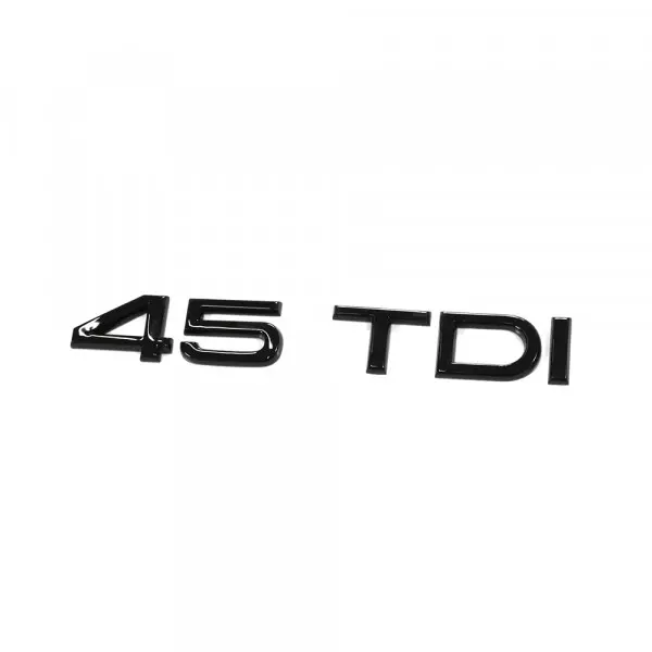 Emblem Audi 45 TDI Black Glossy