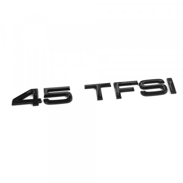 Emblem Audi 45 TFSI Black Glossy