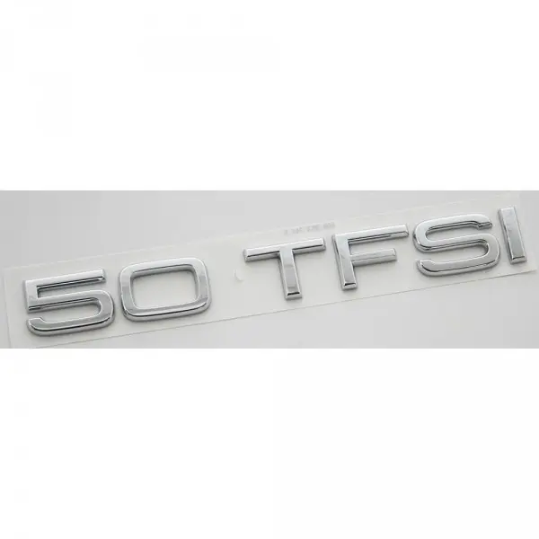 Emblem Audi 50 TFSI Chrome