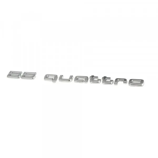 Emblem Audi 55 quattro Aluminium standard – bilde 2