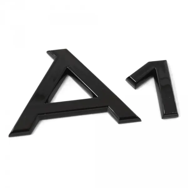 Emblem Audi A1 Black Glossy