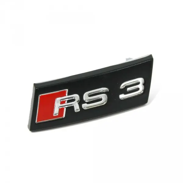 Emblem Audi A3 8P 2003 - 2013 / Audi RS3 2011-2013 | Black / Chrome
