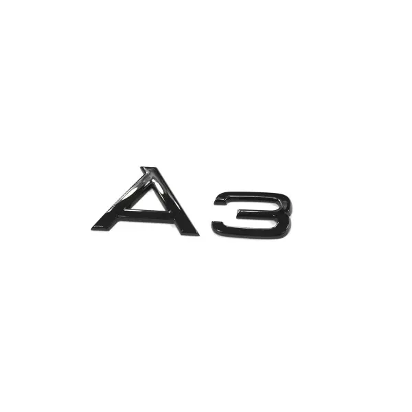 Emblem Audi A3 Black Glossy