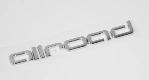Emblem  Audi A4 B8 Allroad Quattro 2010-2016 / Audi A4 Allroad B9 2015 - 2024 / Audi A6 (4G) Allroad Quattro 2013-> Chrome