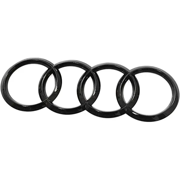 Emblem Audi A4 B8 / RS5 ringer - Sedan | Sport Glossy Black Edition – bilde 2