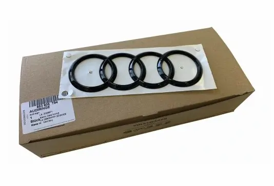 Emblem Audi A4 B8 / RS5 ringer - Sedan | Sport Glossy Black Edition – bilde 3