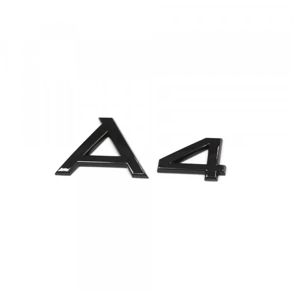 Emblem Audi A4 Black Glossy