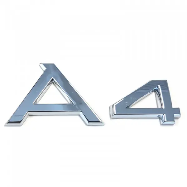 Emblem Audi A4 Glossy Chrome