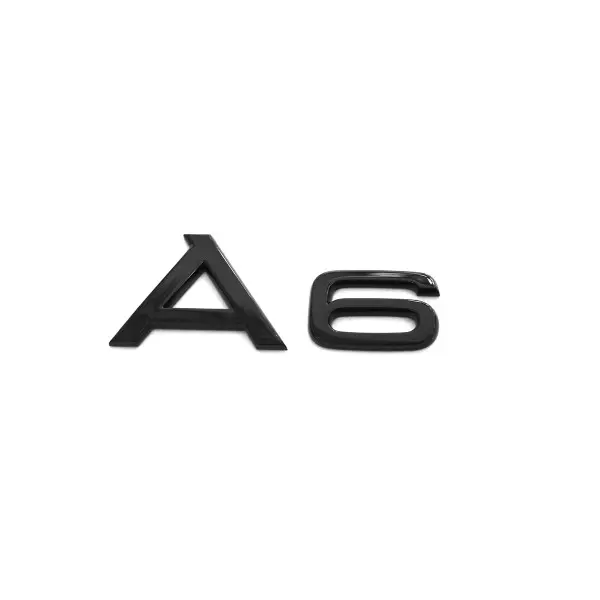 Emblem Audi A6 Black Glossy